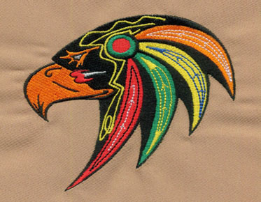 embroidery bird logo